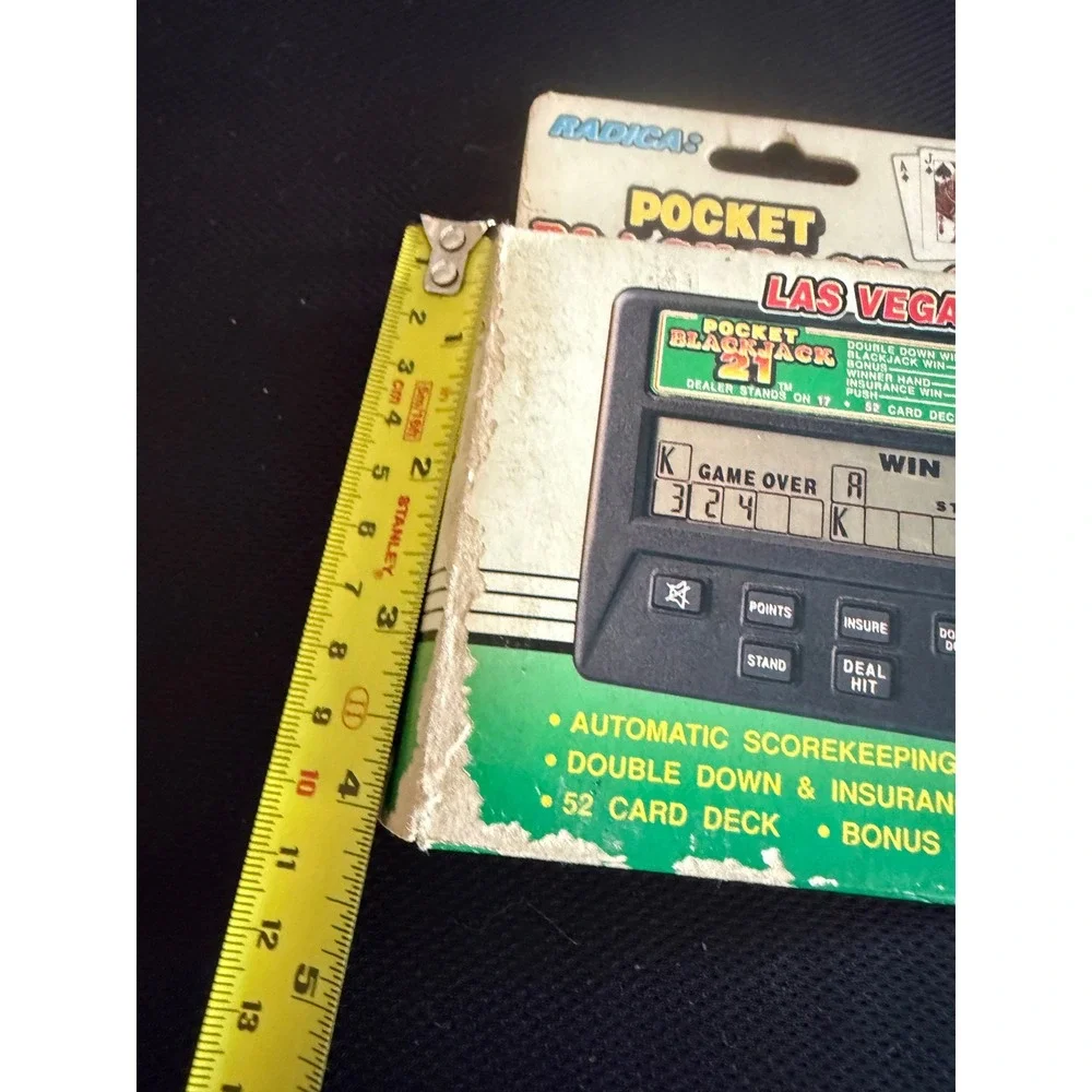 nos Radica Pocket Blackjack 21 Las Vegas Style Electronic Handheld‎ Game